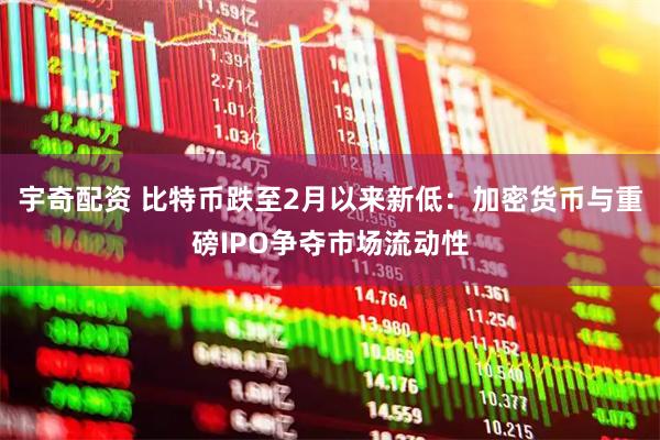 宇奇配资 比特币跌至2月以来新低：加密货币与重磅IPO争夺市场流动性