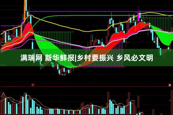 满瑞网 新华鲜报|乡村要振兴 乡风必文明
